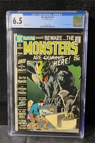 DC Special 11 Monsters! CGC 6.5 Neal Adams Arr