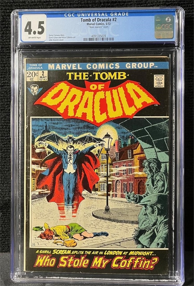 Tomb of Dracula 2 CGC 4.5 Neal Adams Art (1 of 1)