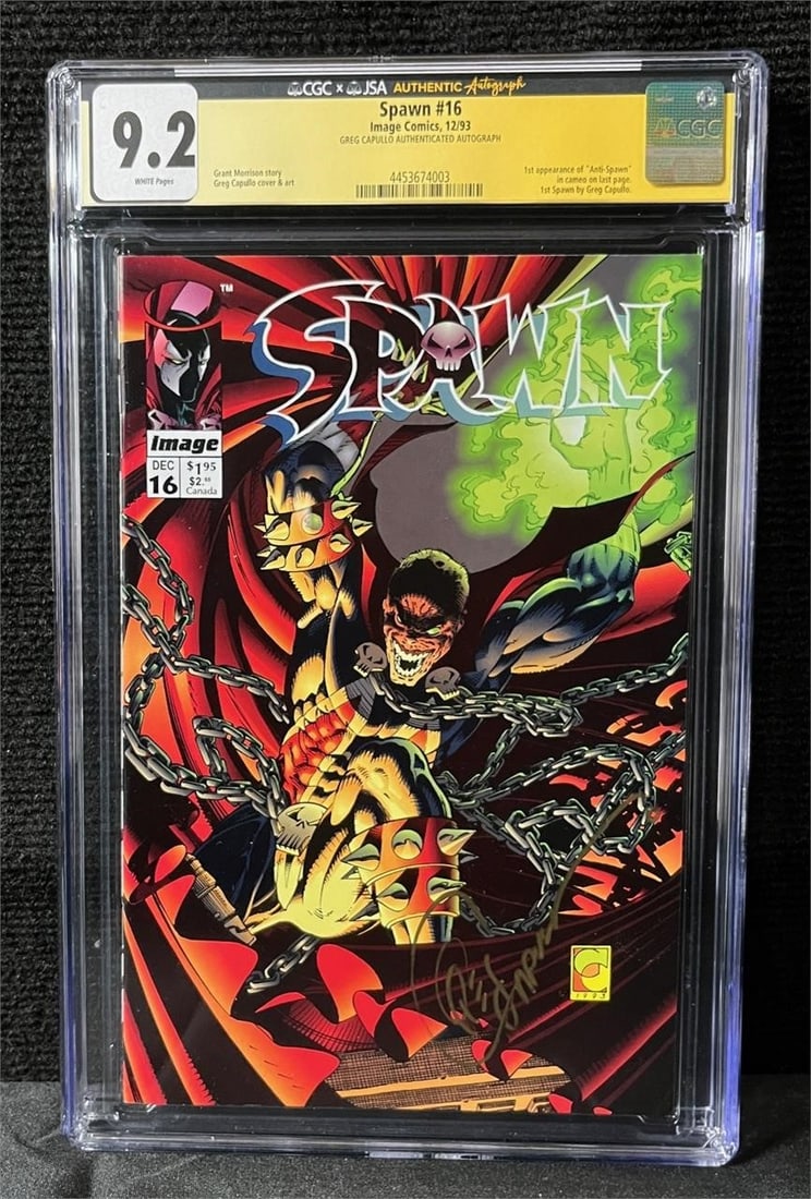 Spawn 16 CGC/JSA 1st Greg Capullo (1 of 1)