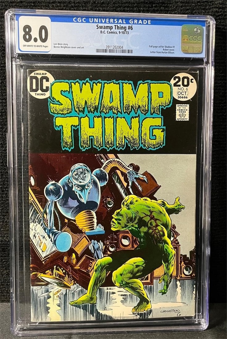 Swamp Thing 6 CGC 8.0 (1 of 1)