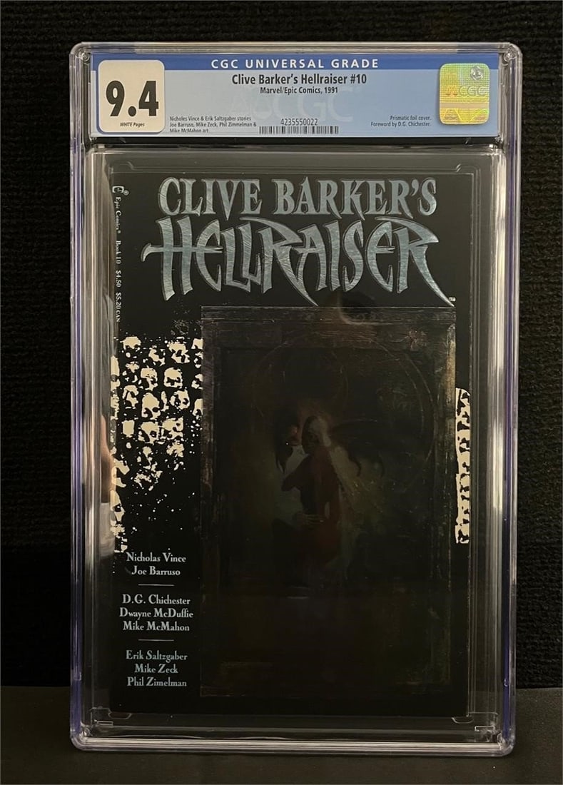 Hellraiser 10 CGC 9.4 Newsstand Edition (1 of 2)