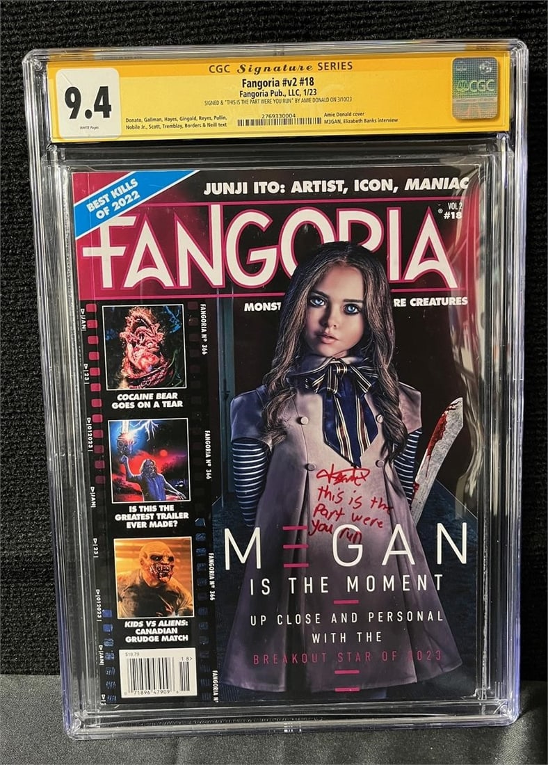Amie Donald CGC Signed Fangoria (1 of 1)