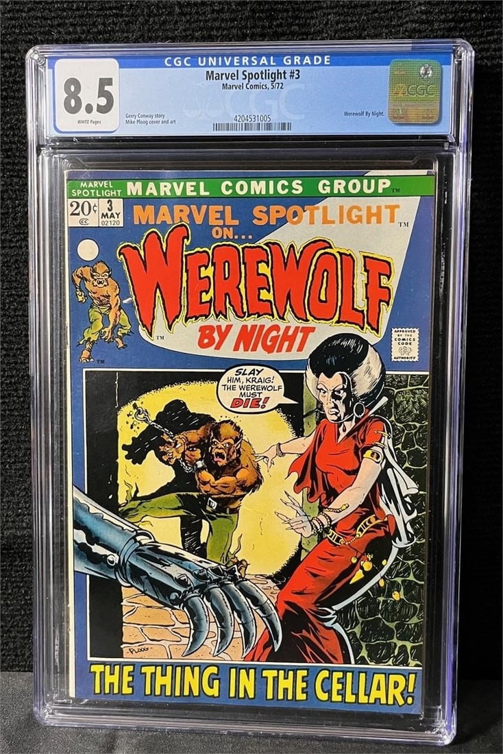 Marvel Spotlight 3 2nd App Werewolf BN CGC 8.5 (1 of 1)
