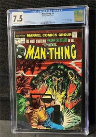 Man Thing 4 CGC 7.5