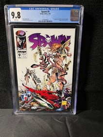 Spawn 9 CGC 9.8 1st Angela