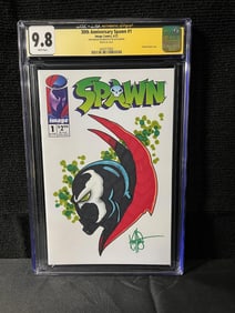 Spawn 1 30th Ann CGC/JSA ken Haeser Full Color