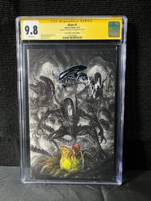 Alien 1 Quah Viirgin Ed CGC signed & Sketch 9.8