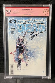 Walking Dead 7 CBCS 9.8 Signed By Robert Kirkman
