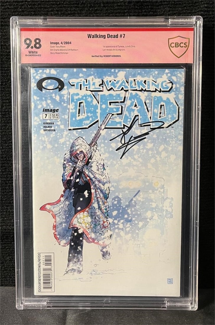 Walking Dead 7 CBCS 9.8 Signed By Robert Kirkman (1 of 1)