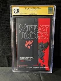 Stray Dogs TPB signed by Tony Fleecs CGC 9.8