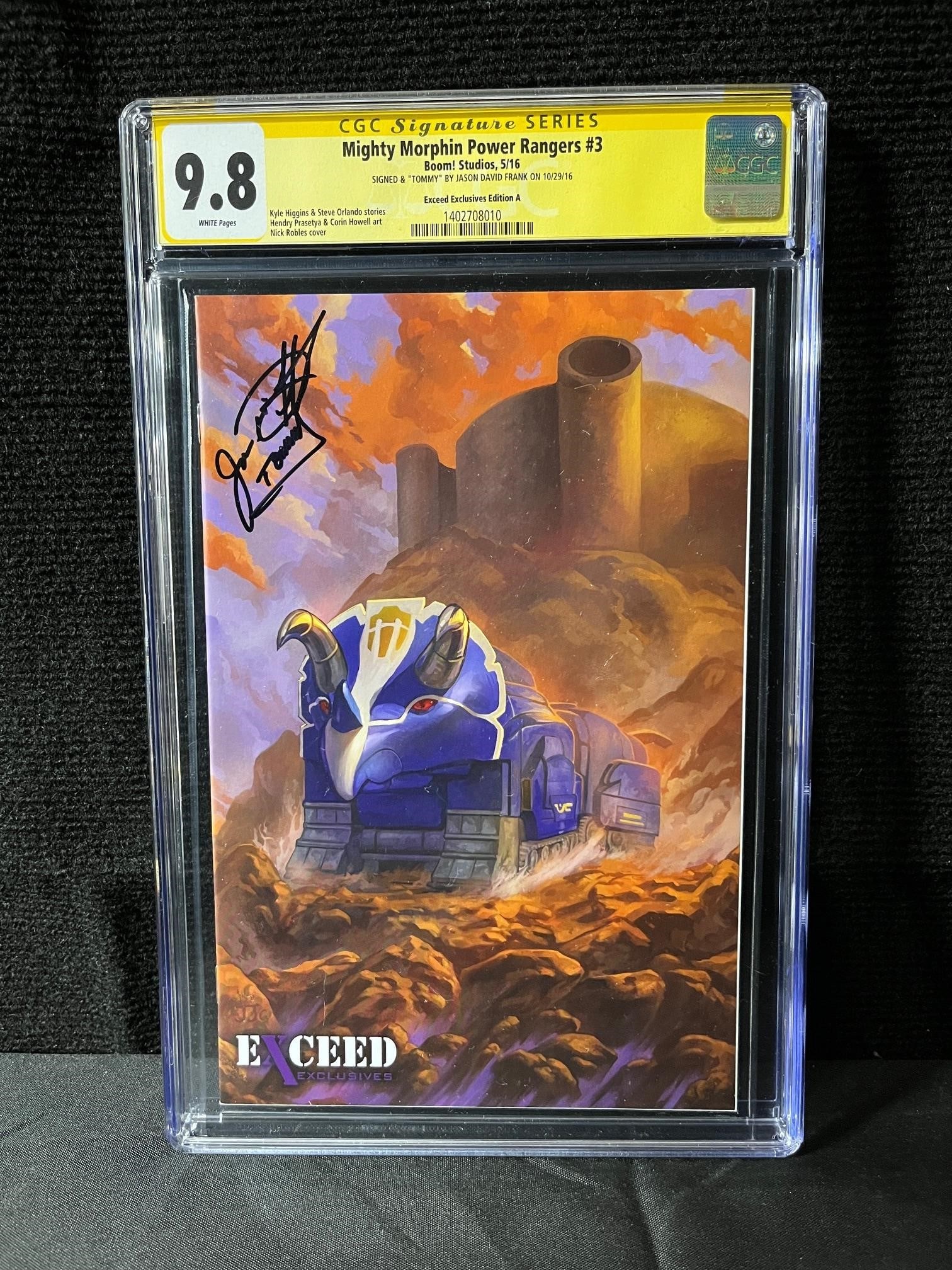 Mighty Morphin Power Rangers Jason Todd Frank Sig (1 of 1)