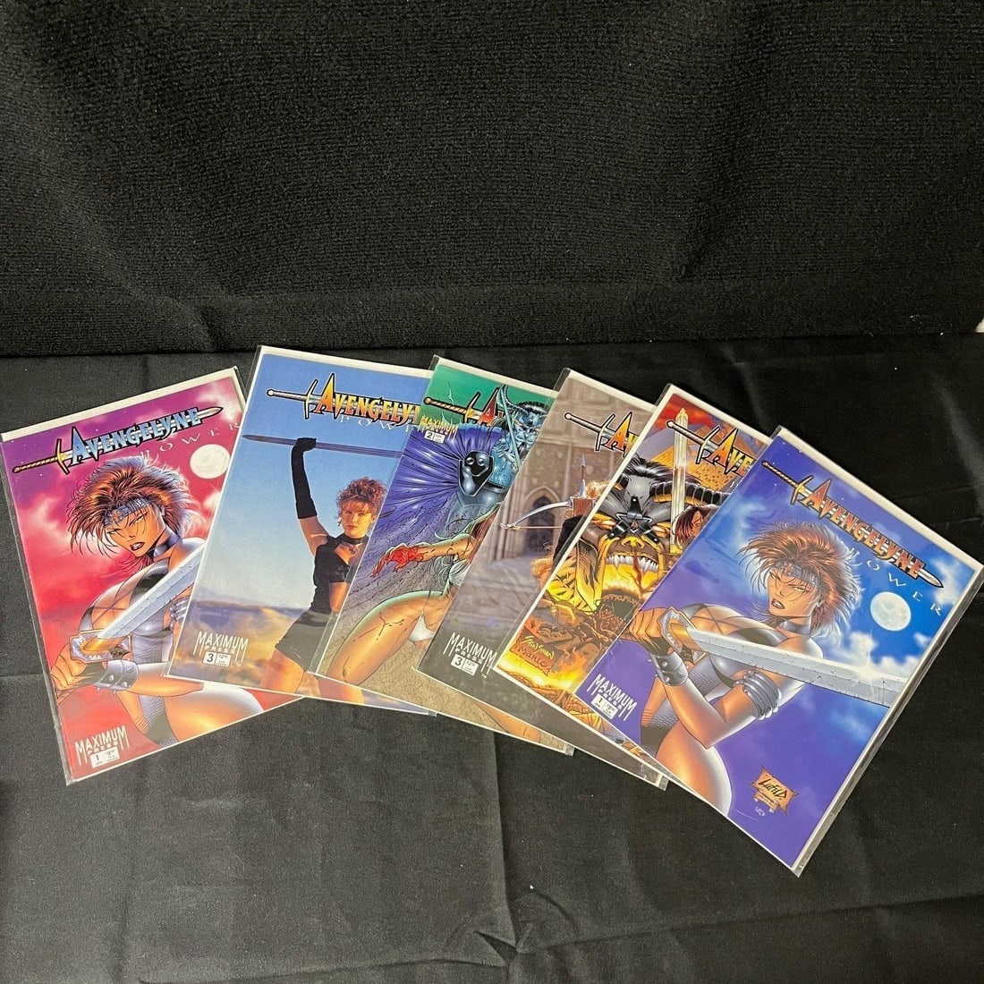 Avengelyne Power Mini-Series Lot w/Variants (1 of 1)