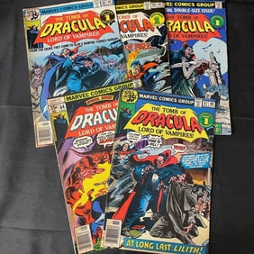 Tomb of Dracula Marvel Bronze Age Lot #'s in 60's