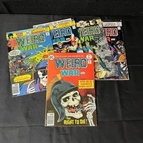 Weird War Tales Issue #s 45-49 DC Bronze Age