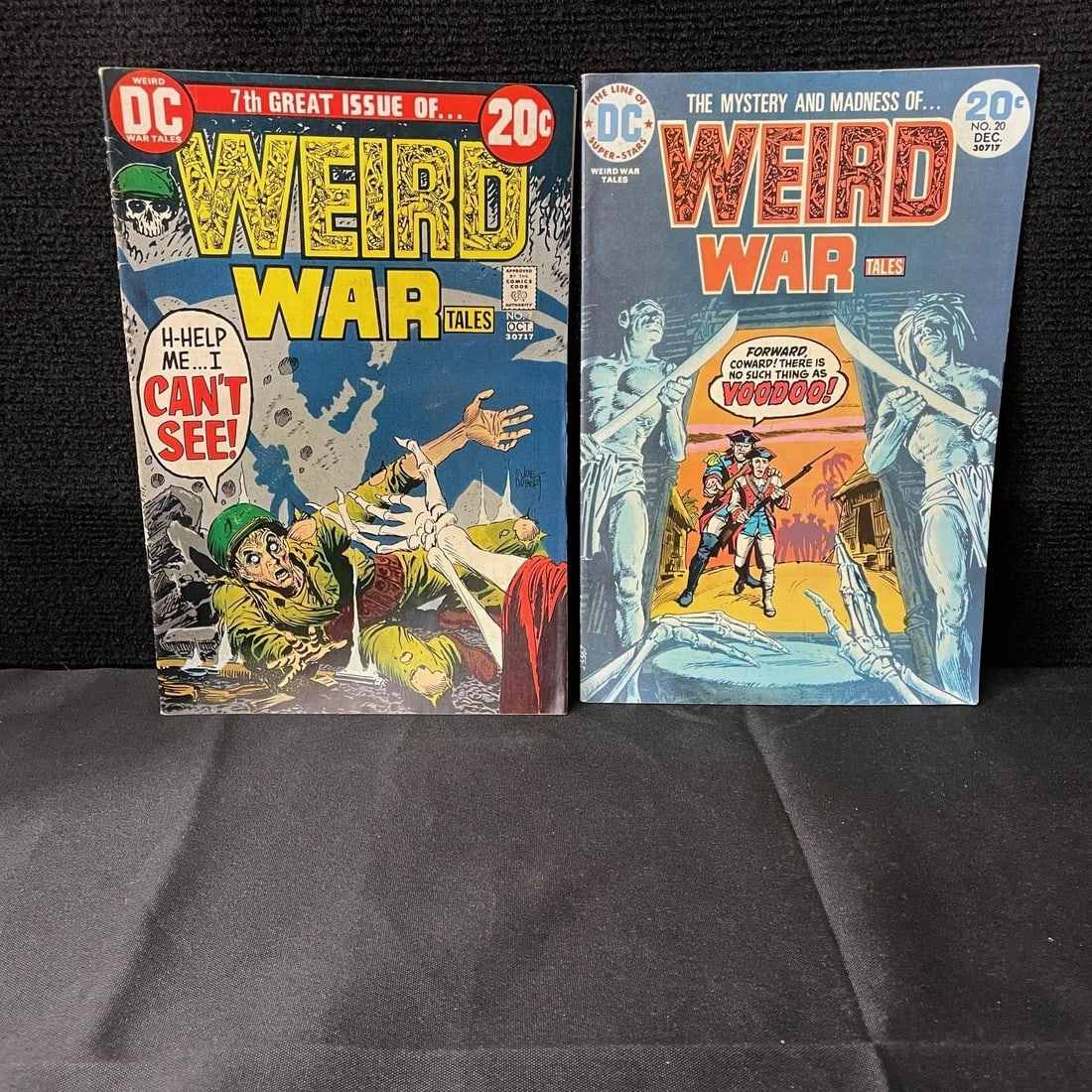 Weird War Tales 7 & 20: We are a veteran owned company. Please look at the pictures carefully to determine what you believe the condition of collectible is. We are currently accepting consignments. Email us a aeronhouse1994@