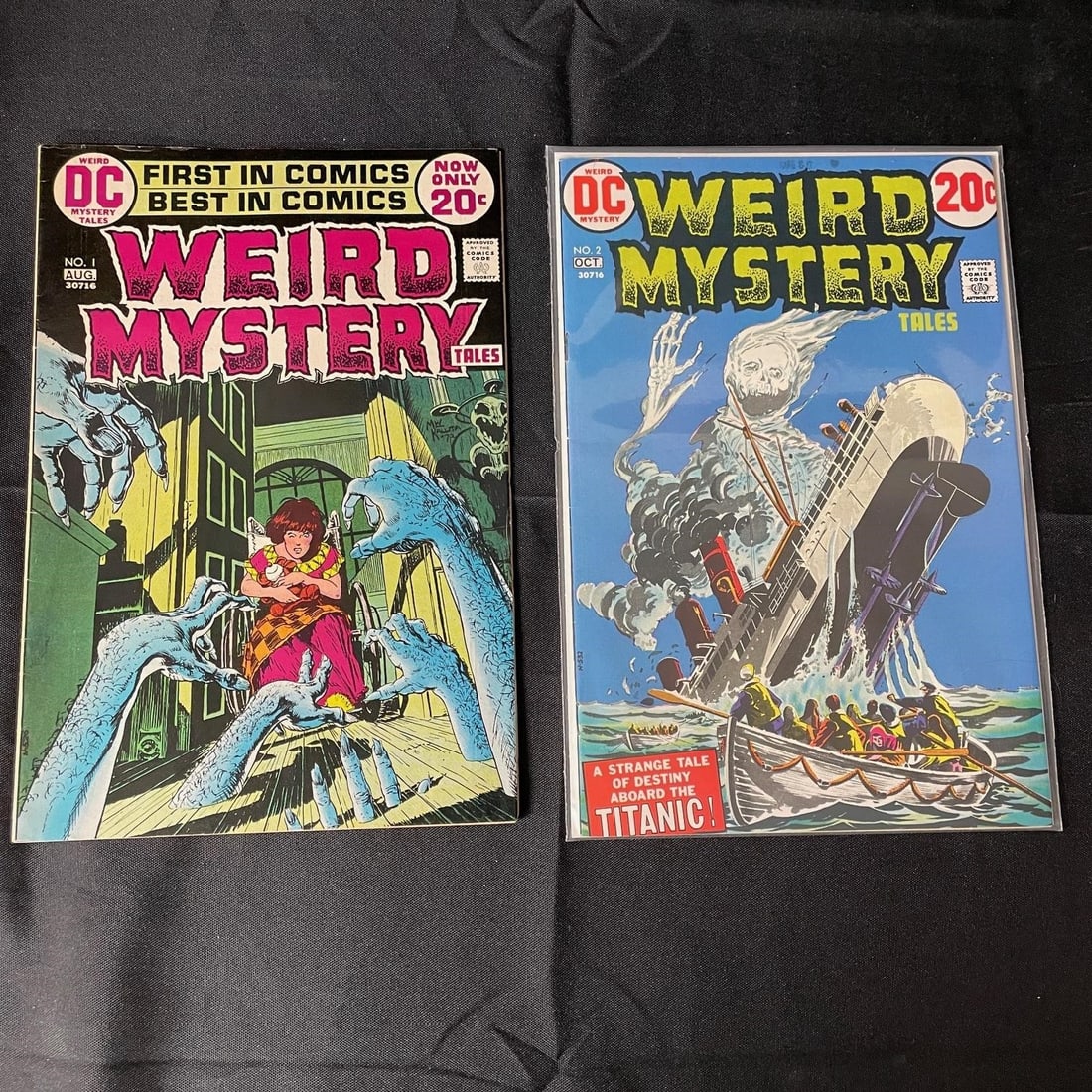Weird Mystery Tales 1 & 2 Bronze DC Horror (1 of 1)
