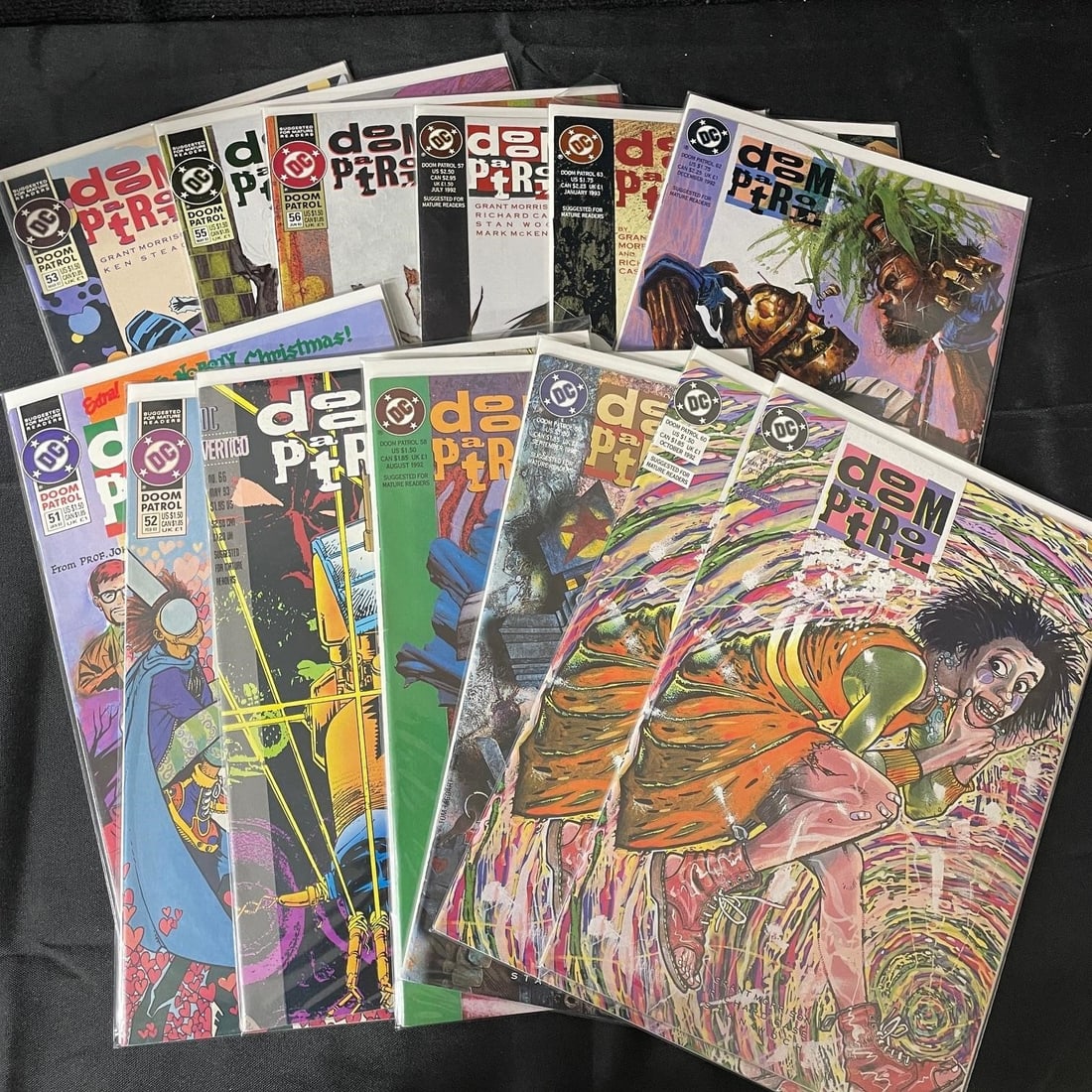 Large Doom Patrol Copper Age Lot: We are a veteran owned company. Please look at the pictures carefully to determine what you believe the condition of collectible is. We are currently accepting consignments. Email us a aeronhouse1994@
