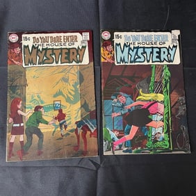 House of Mystery 182 & 183 DC Bronze Age Horror