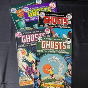Ghosts 20, 21, 25, 28, 24 DC Bronze Age Horror