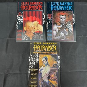 Hellraiser Epic Comics 3 Issue Newsstand Ed Lot