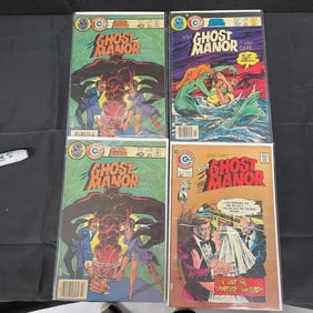 Ghost Manor 4 Comic Lot Charlton Bronze Age