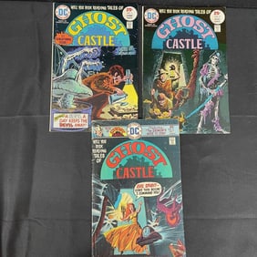 Ghost Castle 1, 2, &3 DC Bronze Age Horror