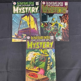 House of Mystery 176, 177, 178 DC Silver Age