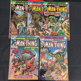 Man-Thing 1st Series Marvel Bronze Age Horror Lot