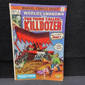 World's Unknown 6 1st Killdozer Marvel Bronze Age