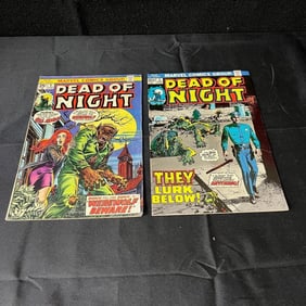 Dead of Night 3 & 4 Marvel Bronze Age Horror