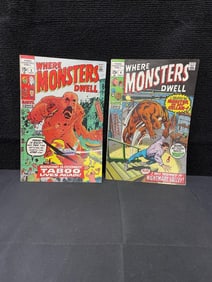 Where Monsters Dwell 4 & 5 Marvel Bronze Age