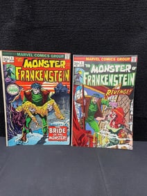 Frankenstein 2 & 3 Marvel Bronze Age Horror