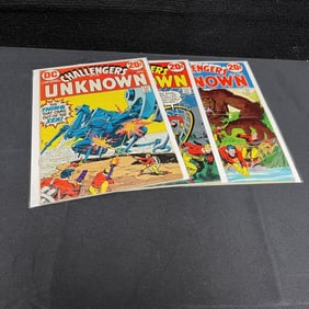 Challengers of the Unknown Bronze Age 4 Comic Lot
