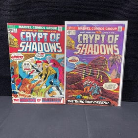 Crypt of Shadows 2 Comic Lot Marvel Bronze Age