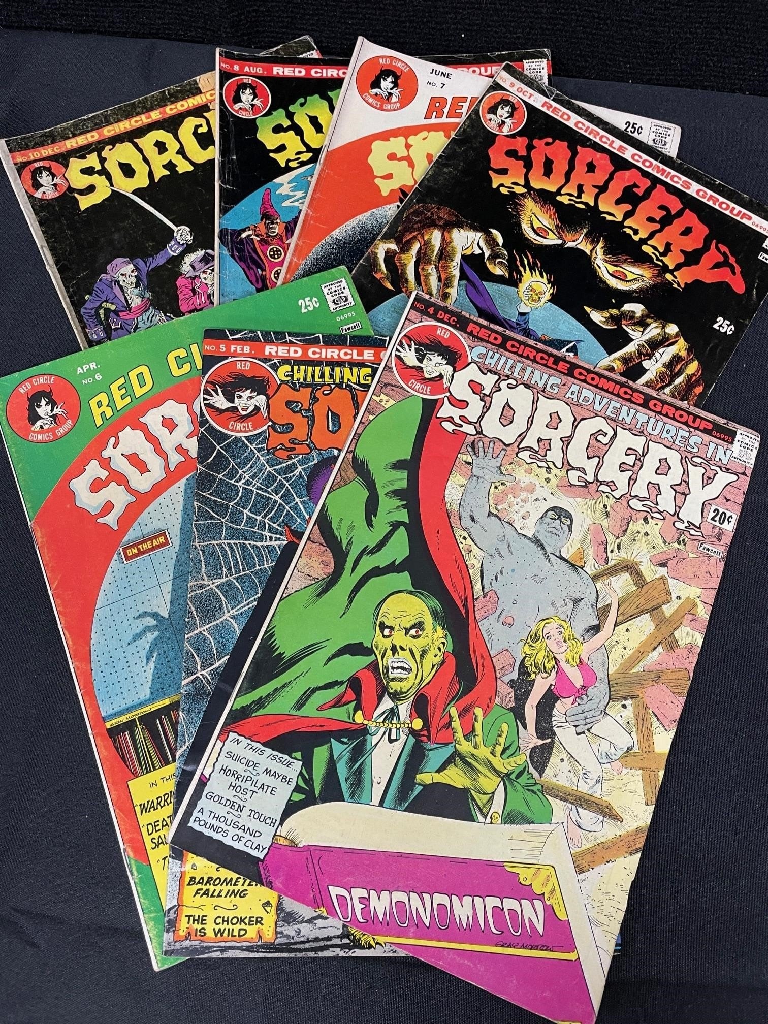 Sorcery Red Circle Bronze Age Comics (1 of 2)