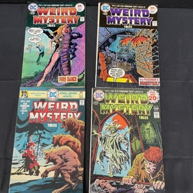 Weird Mystery Tales DC Bronze Age 4 Comic Lot
