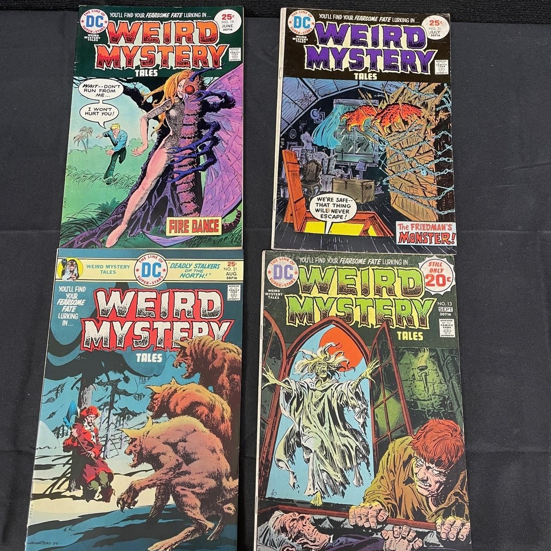 Weird Mystery Tales DC Bronze Age 4 Comic Lot (1 of 2)