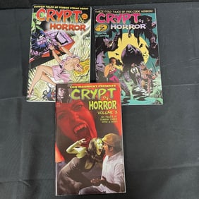 Crypt of Horror 3 Comic Lot