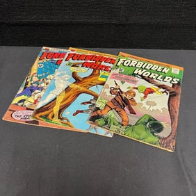 Forbidden Worlds 4 Comic Silver Age Lot