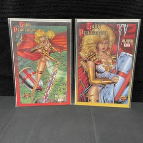 Lady Pendragon Maxim Comics #1s