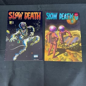 Slow Death Last Gasp 2 Comic Lottery Lot