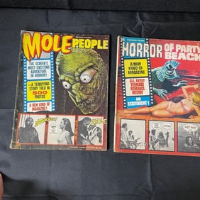 1960's Monster Mags w/Mole People