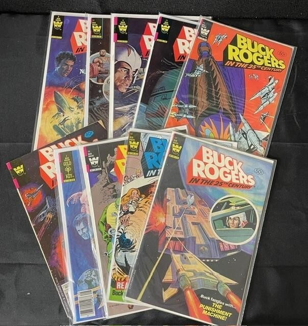 Buck Rogers Bronze Age Whitman Variant Comic Lot: We are a veteran owned company. Please look at the pictures carefully to determine what you believe the condition of collectible is. We are currently accepting consignments. Email us a aeronhouse1994@