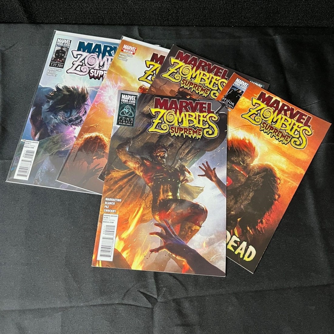 Marvel Zombies Supreme 1-5: We are a veteran owned company. Please look at the pictures carefully to determine what you believe the condition of collectible is. We are currently accepting consignments. Email us a aeronhouse1994@