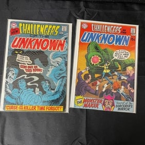 challengers of the Unknown 73 & 74 DC Bronze Age