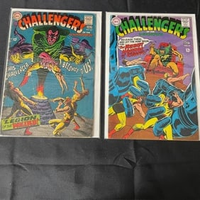 Challengers of the Unknown 62 & 64 DC Silver Age
