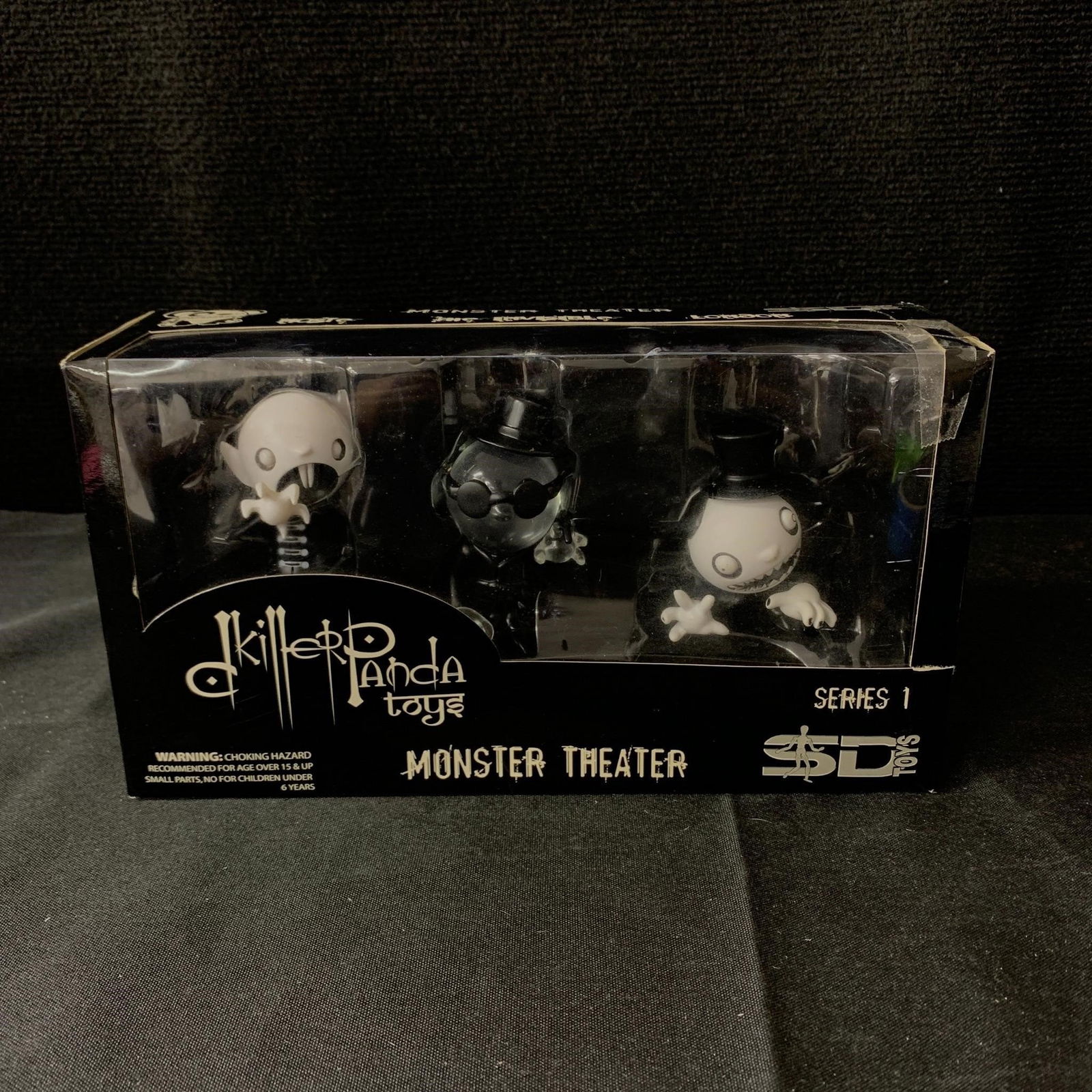 Killer Panda Figures NIB: Killer Panda Toys. Monster Theater Series One Action Figures. NIB. We are a veteran owned company. Please look at the pictures carefully to determine what you believe the condition of collectible is.