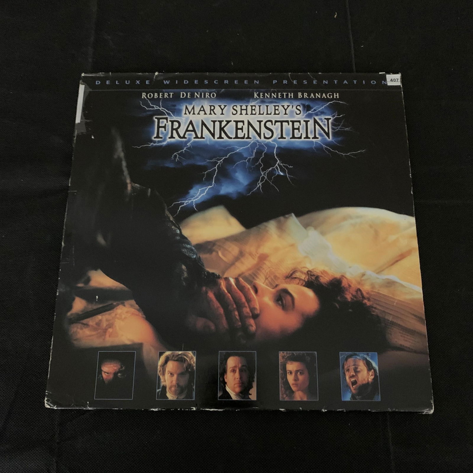 Frankenstein LaserDisc: Mary Shelley's Frankenstein Staring Robert De Niro. Horror Movie Laser Disc. We are a veteran owned company. Please look at the pictures carefully to determine what you believe the condition of collec