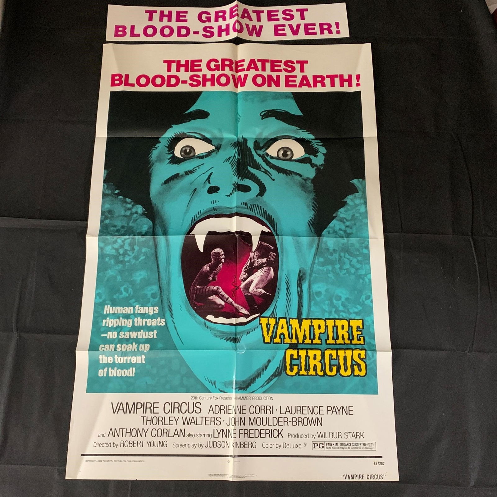 Vampire Circus Original Poster, Error (1 of 4)