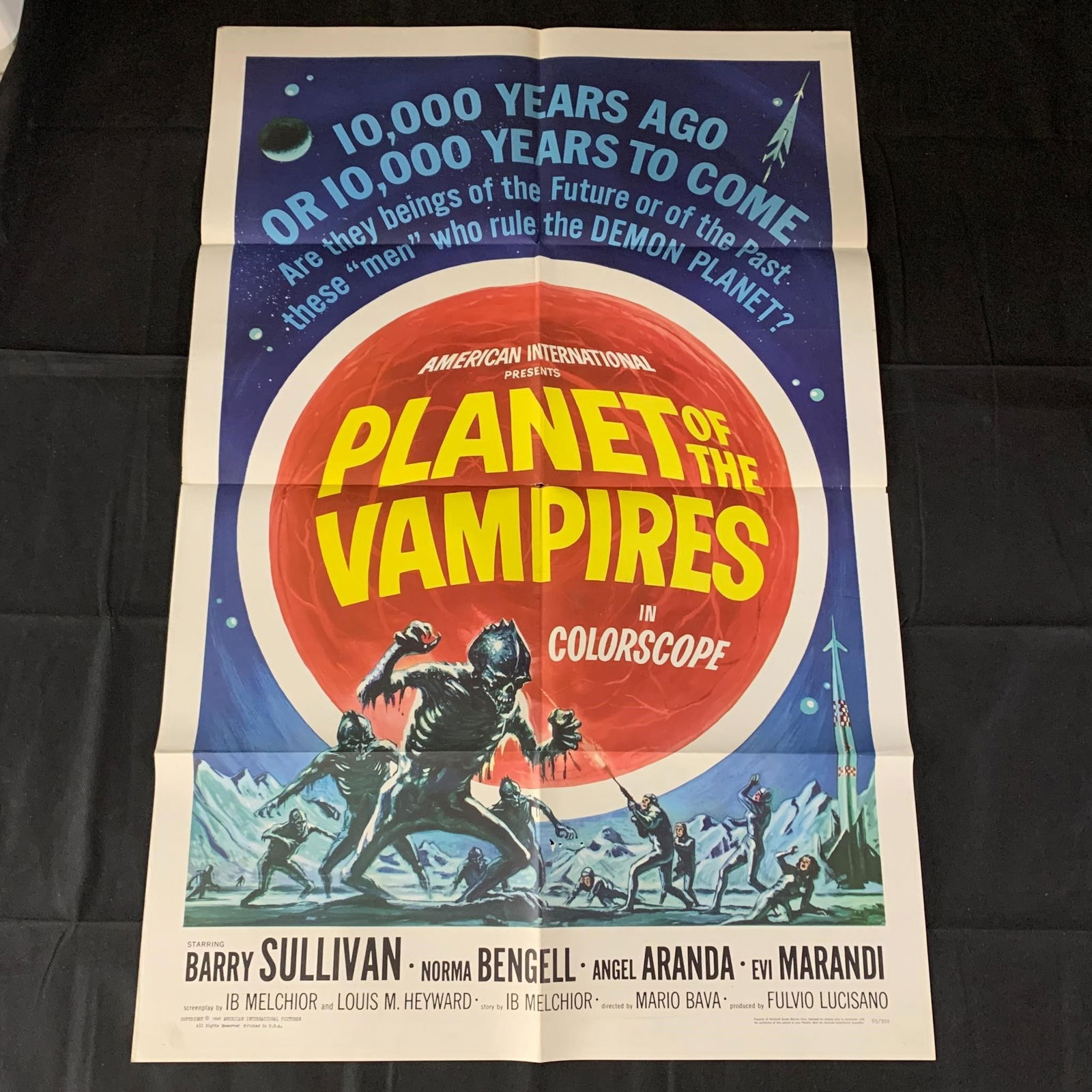 Planet of the Vampires Original Movie Poster (1 of 4)